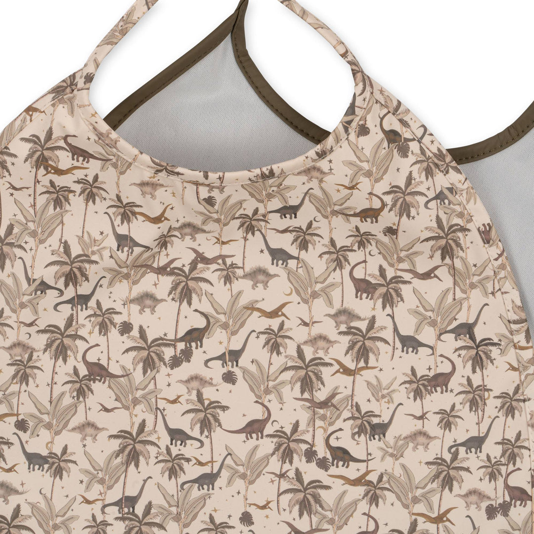 Konges Slojd - Dinner Bib - Dinosaur/Capers (2 Pack) - Mabel & Fox