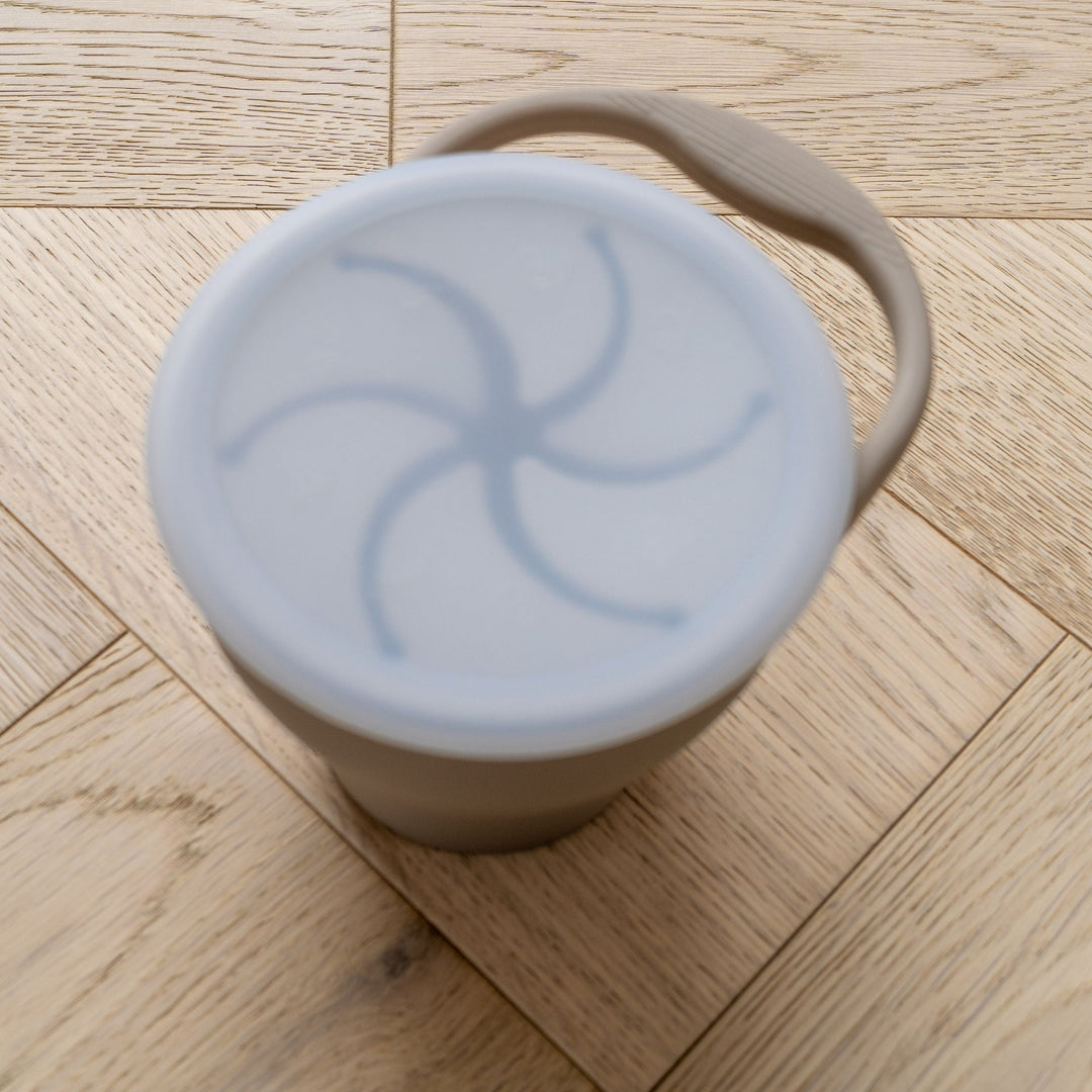 Mabel & Fox - Silicone Tableware - Snack Cup - Sandstone - Mabel & Fox