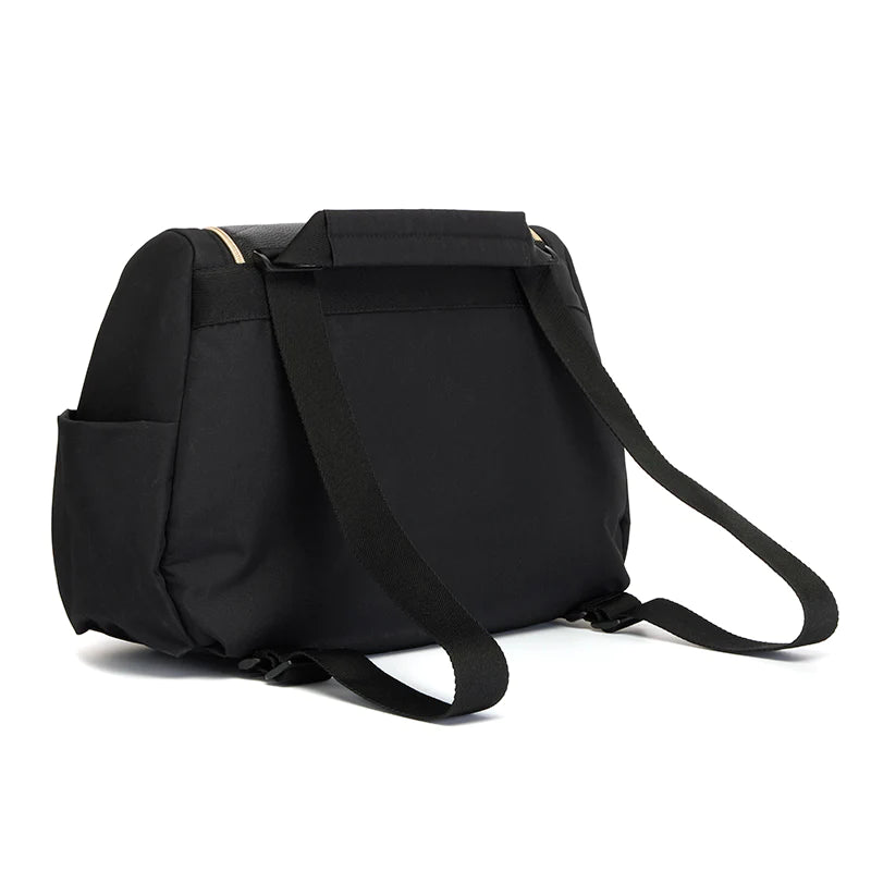 Babymel - Pippa Vegan Leather Convertible Backpack – Black