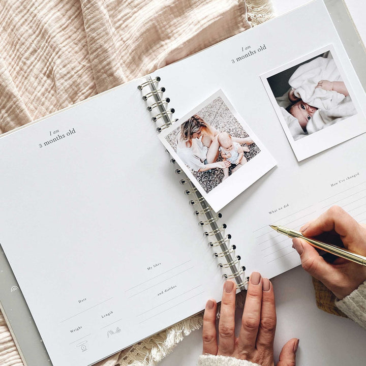 Blush & Gold - Baby Book - Misty - Mabel & Fox