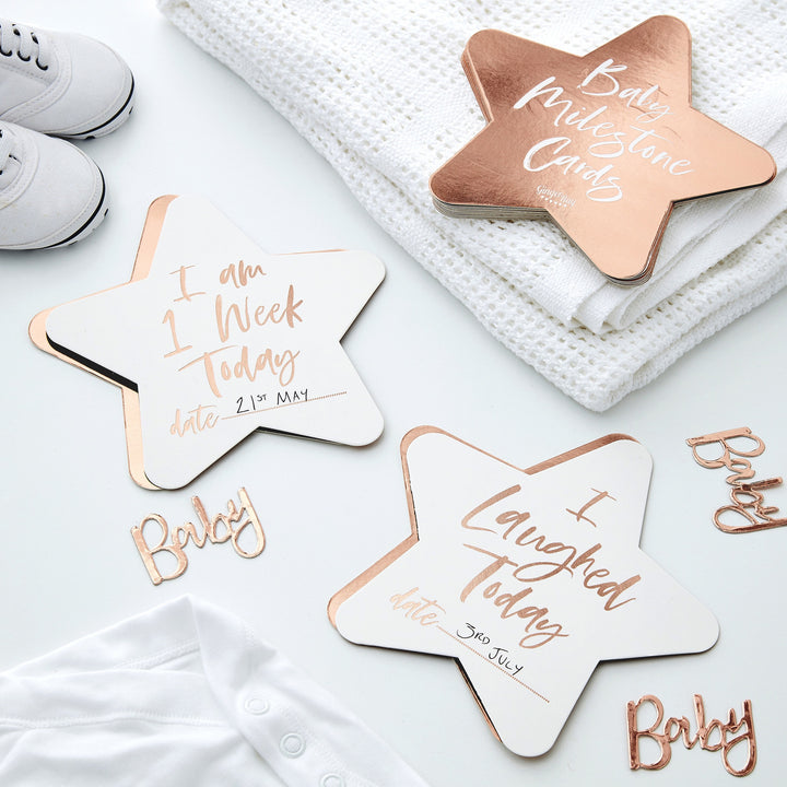 Ginger Ray - Baby Milestone Cards - Mabel & Fox