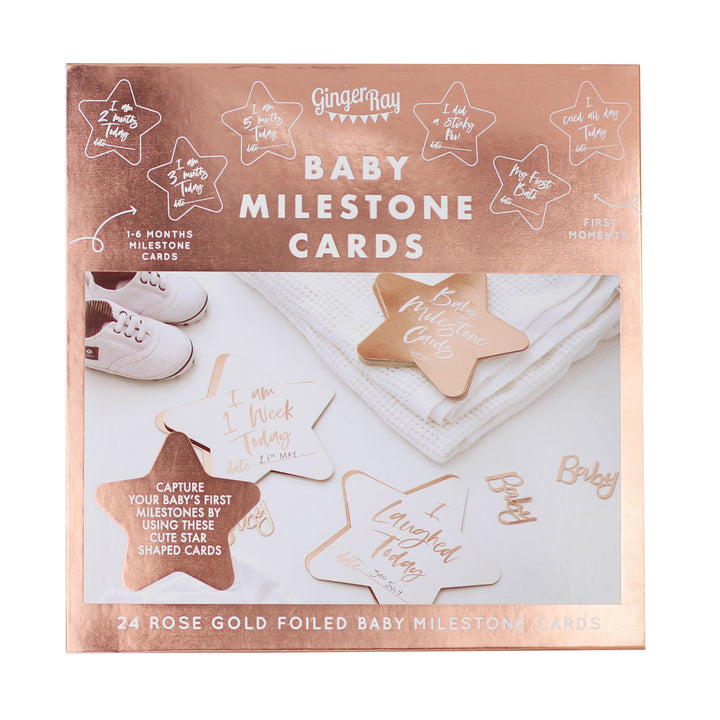 Ginger Ray - Baby Milestone Cards - Mabel & Fox