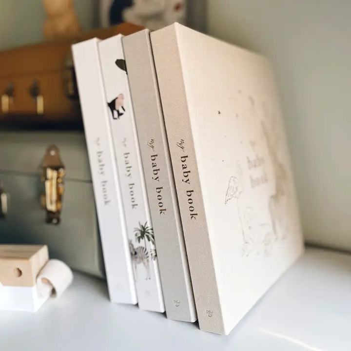 Blush & Gold - Baby Book - Safari - Mabel & Fox