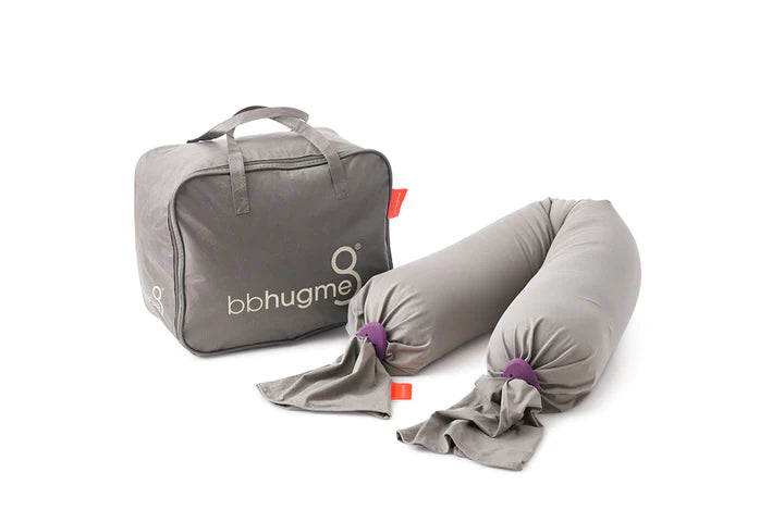 bbhugme - Pregnancy Pillow Kit - Stone / Plum