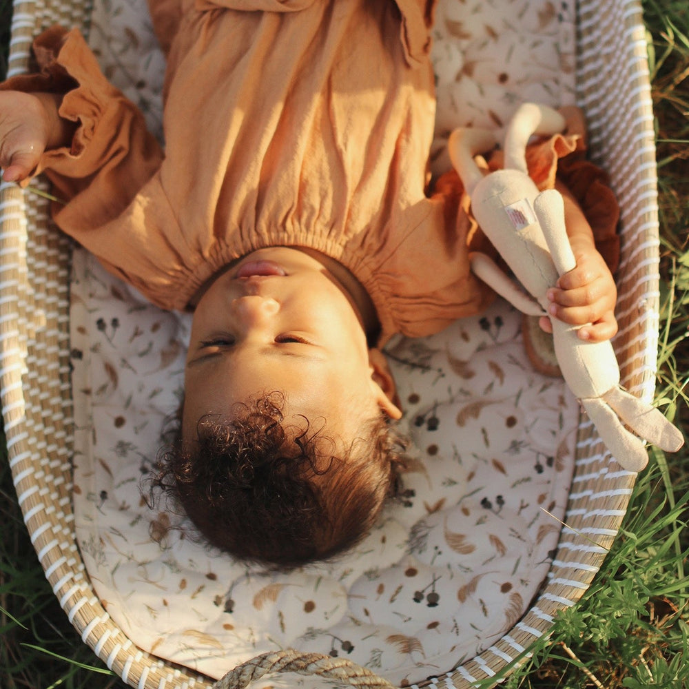 AVERY ROW - CHANGING BASKET LINER  - GRASSLANDS - Mabel & Fox