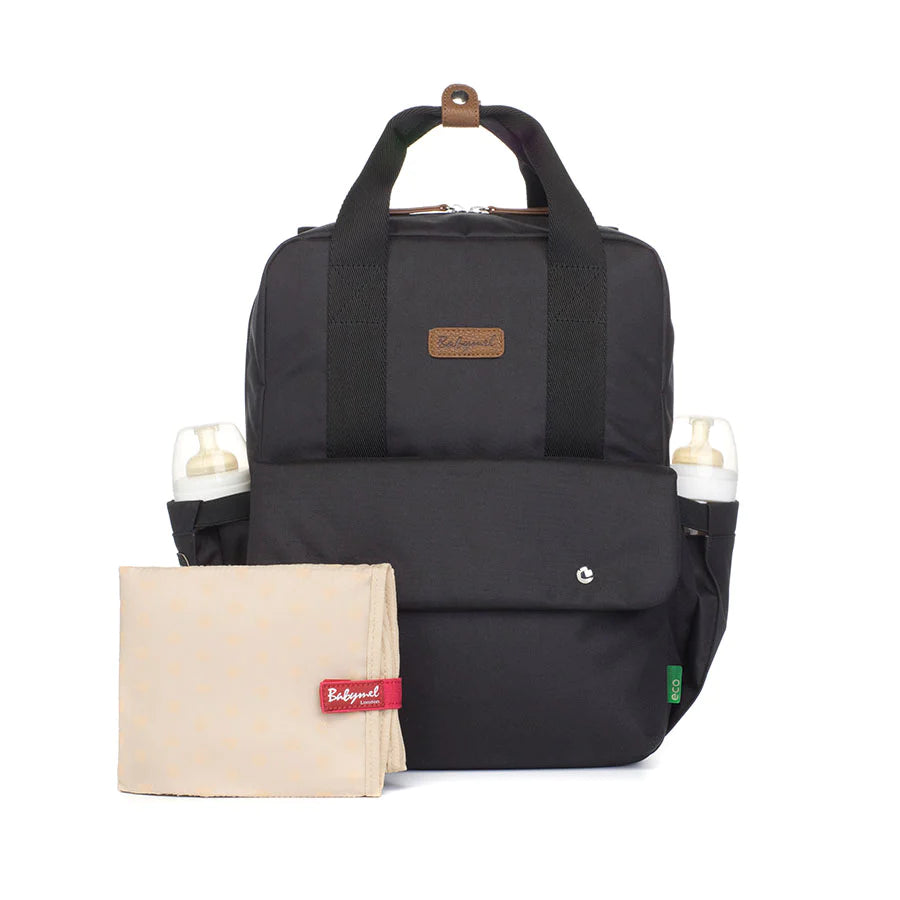 Black nappy bag discount