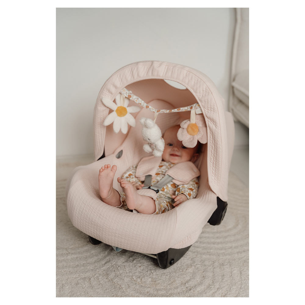 Little Dutch x Miffy - Car Seat Toy - Vintage Florals - Mabel & Fox