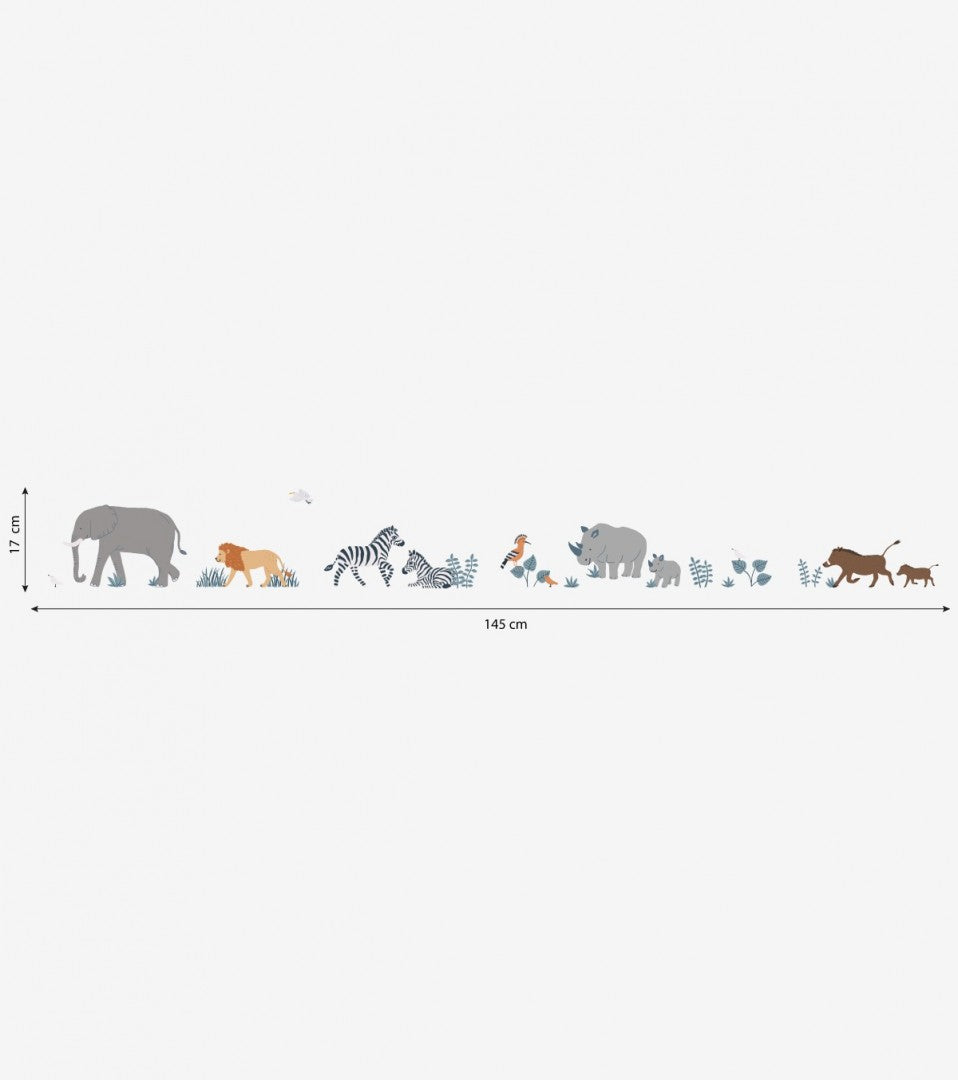 Lilipinso - Wall Decals - Savannah - Big Five - Mabel & Fox