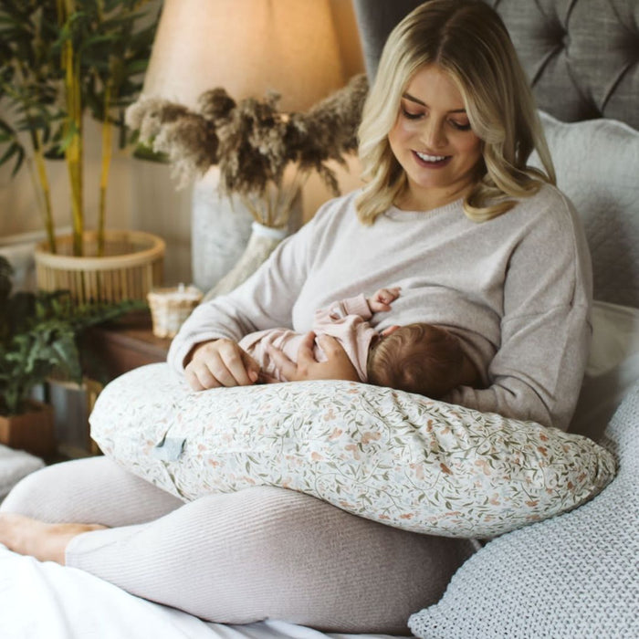 Women breastfeeding using a Bella Moon Pillow