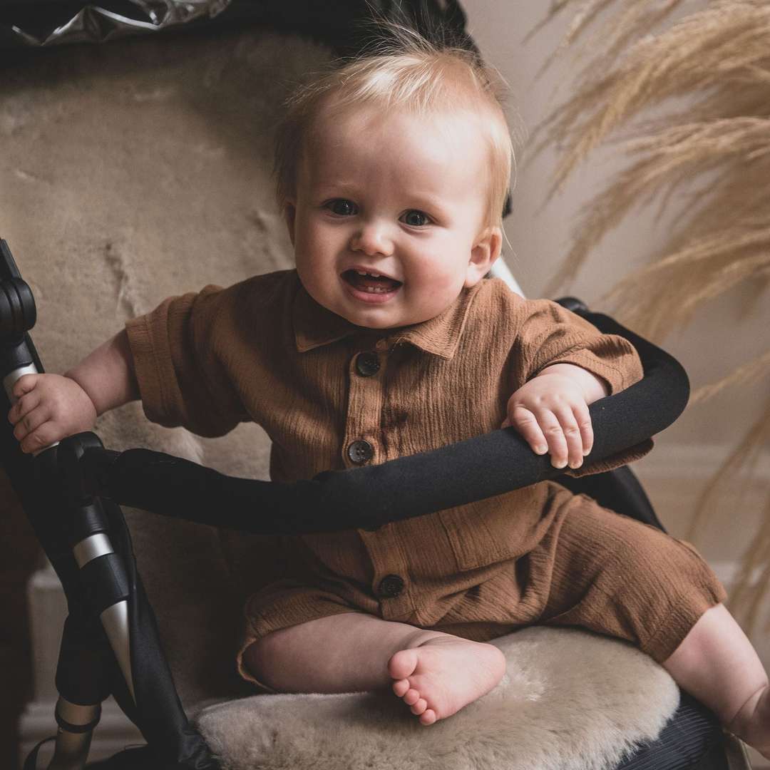 Baa Baby is an independent business selling sheepskin products such as pram liners for babies and toddlers.