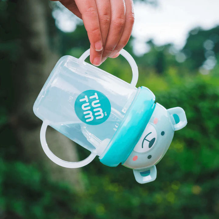 Tum Tum create products to give little ones their independence to eat and drink. Image features the Tum Tum Tippy Up Cup