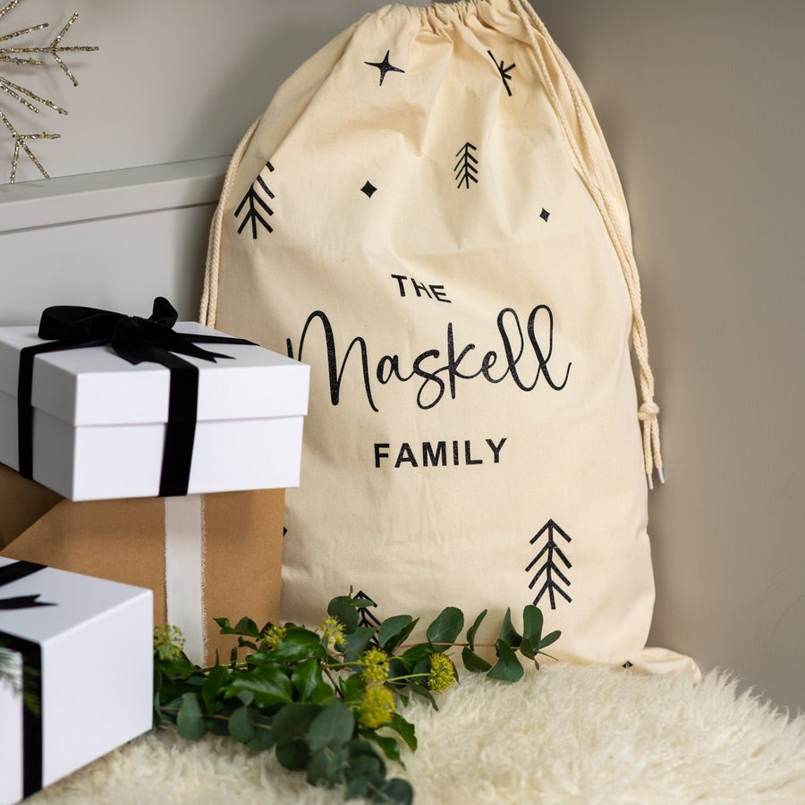 Personalised Sacks – Mabel & Fox