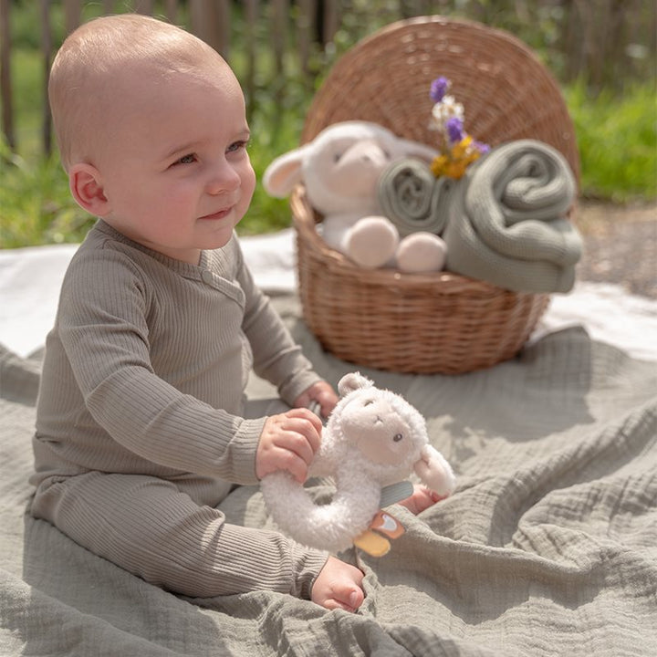 Little Dutch - Ring Rattle Toy - Sheep
