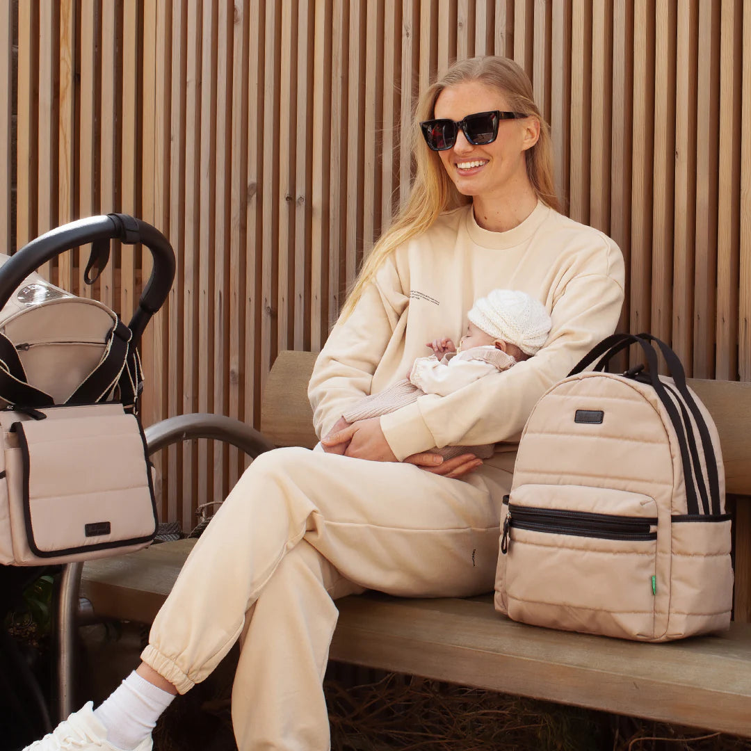 Babymel Lola Eco Quilt Backpack Fawn Mabel Fox