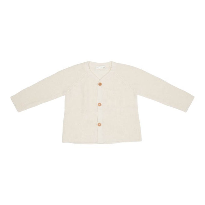 Little Dutch - Knitted Cardigan - Soft White