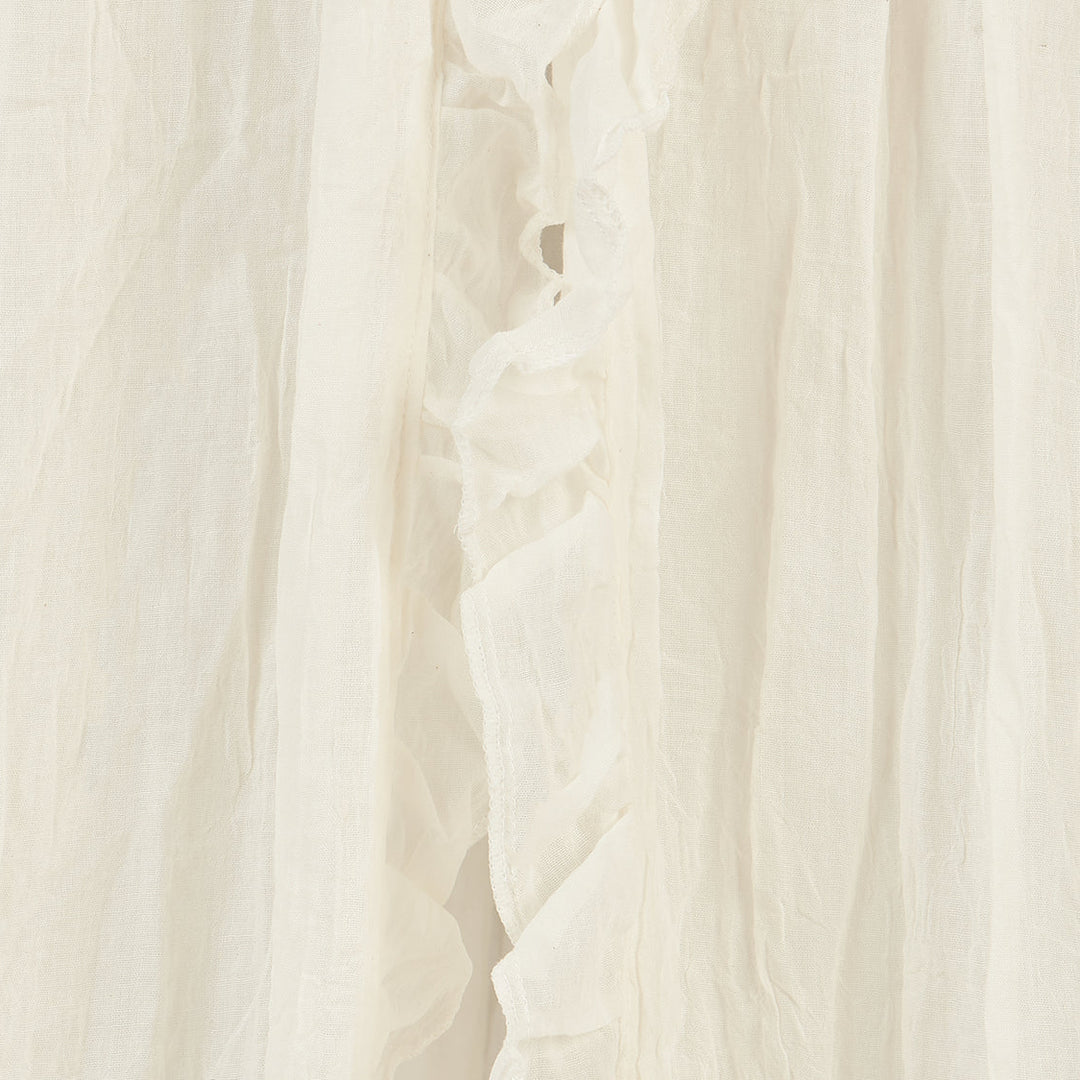 Jollein - Canopy Vintage 245cm - Ruffle Ivory