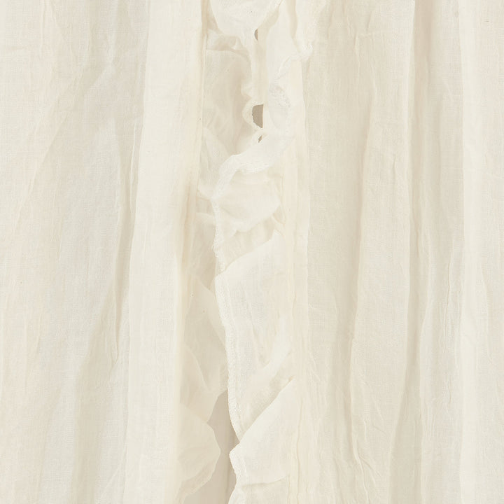 Jollein - Canopy Vintage 245cm - Ruffle Ivory