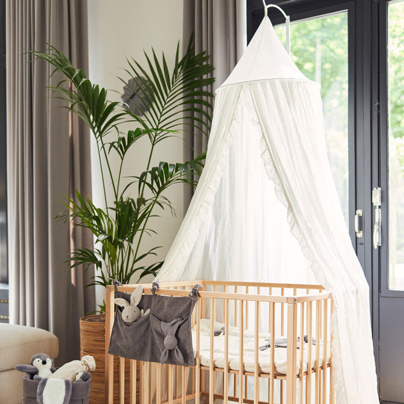 Jollein - Canopy Vintage 245cm - Ruffle Ivory