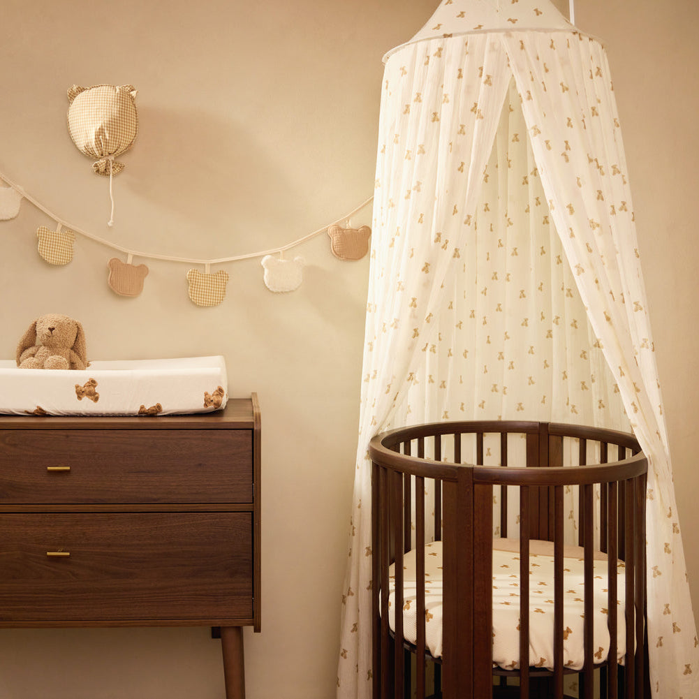 Jollein – Canopy Mini Teddy Bear 245cm - Mabel & Fox