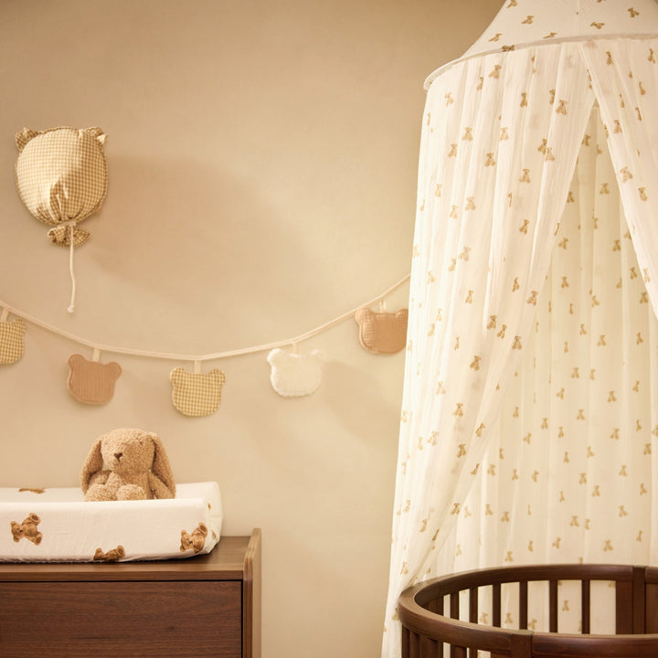 Jollein – Canopy Mini Teddy Bear 245cm - Mabel & Fox