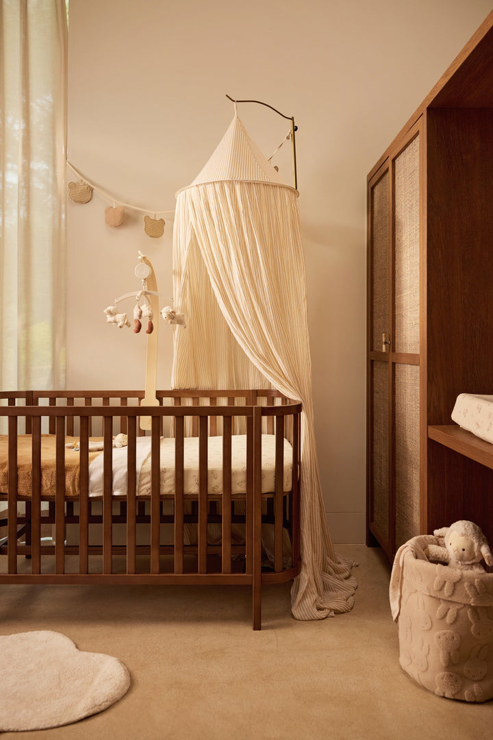 Jollein - Canopy - Stripe Oatmeal / Hazel