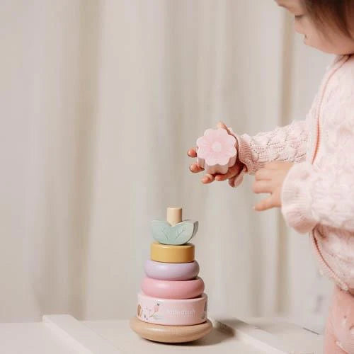 Little Dutch - Wooden Rocking Ring Stacker - Fairy Garden