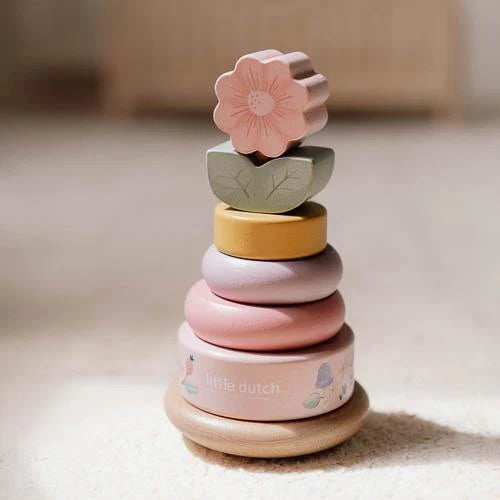 Little Dutch - Wooden Rocking Ring Stacker - Fairy Garden