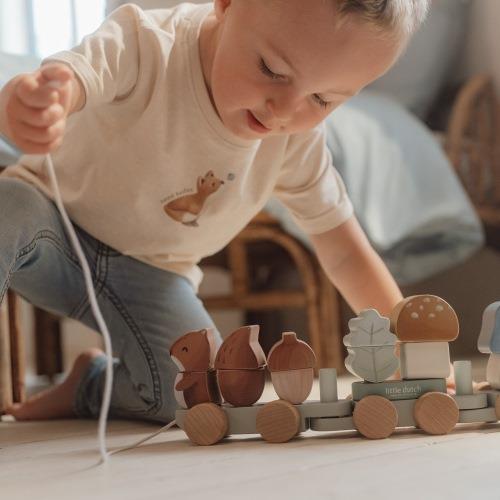 Little Dutch - Stacking Train - Squirrel - Forest Friends - Mabel & Fox