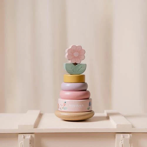 Little Dutch - Wooden Rocking Ring Stacker - Fairy Garden