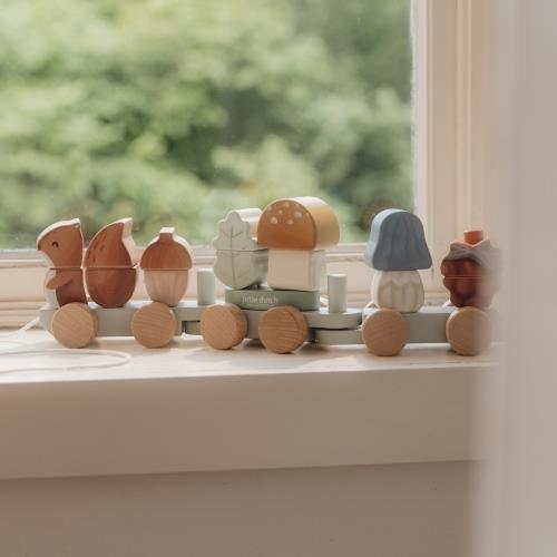 Little Dutch - Stacking Train - Squirrel - Forest Friends - Mabel & Fox