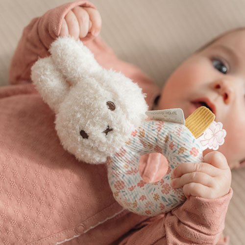 Little Dutch x Miffy - Soft Rattle - Lucky Blossom - Mabel & Fox