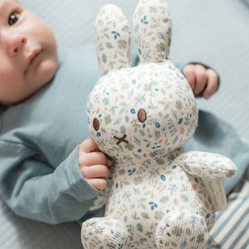Little Dutch x Miffy - Cuddly Toy - All-Over Lucky Leaves 20cm