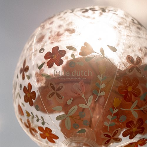 Little Dutch - 3D Beach Ball - Pink Flower