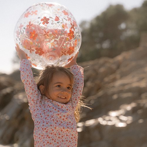 Little Dutch - 3D Beach Ball - Pink Flower
