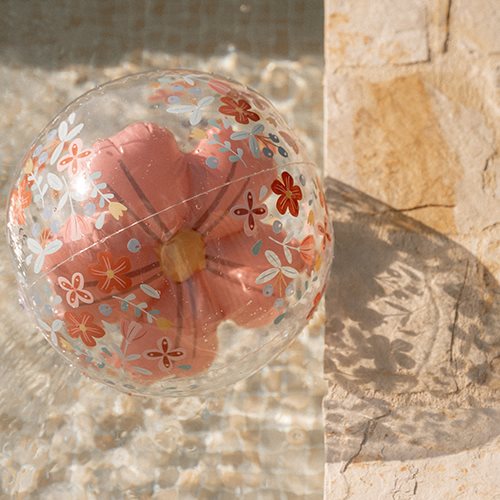 Little Dutch - 3D Beach Ball - Pink Flower