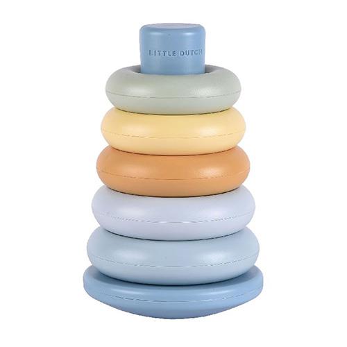 Little Dutch - Stacking Rings - Blue - Mabel & Fox