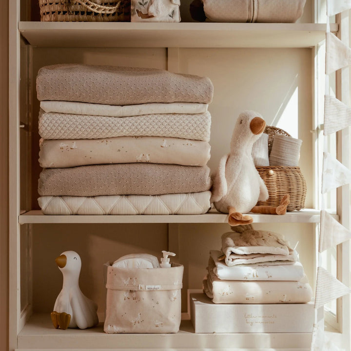 Little Dutch - Bassinet Blanket - Little Goose / Moon & Stars - Mabel & Fox