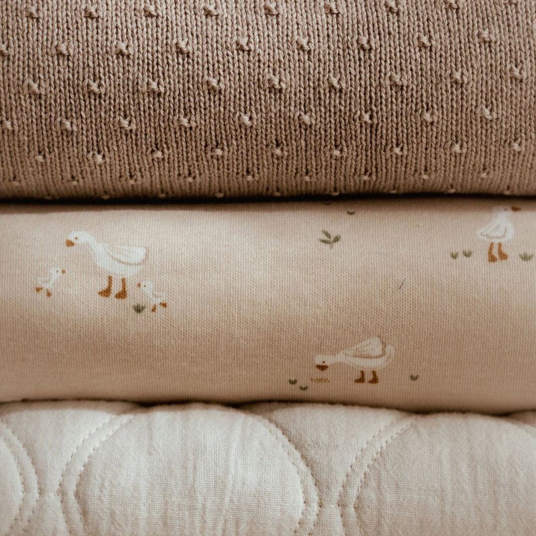 Little Dutch - Bassinet Blanket - Little Goose / Moon & Stars - Mabel & Fox