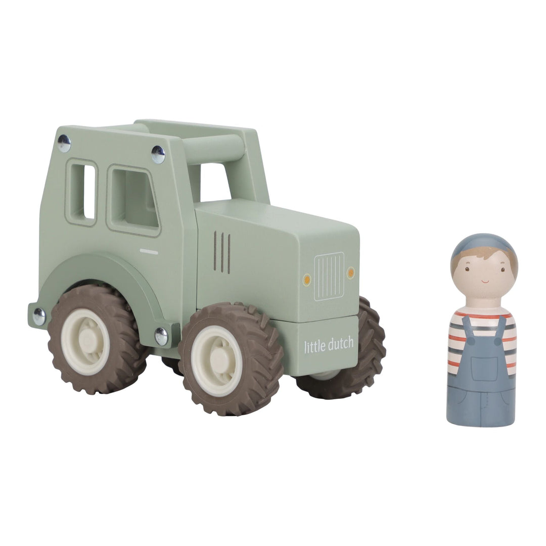 Little Dutch – Wooden Tractor – Green