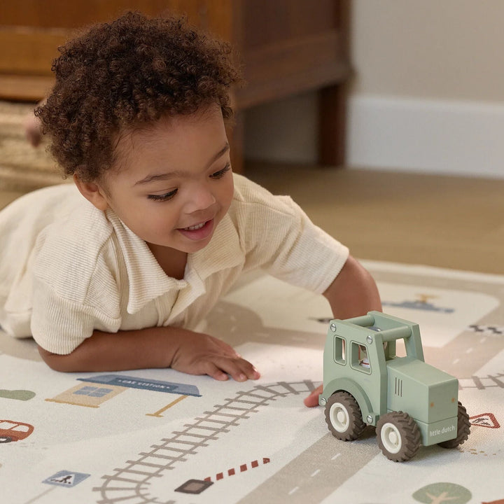 Little Dutch – Wooden Tractor – Green