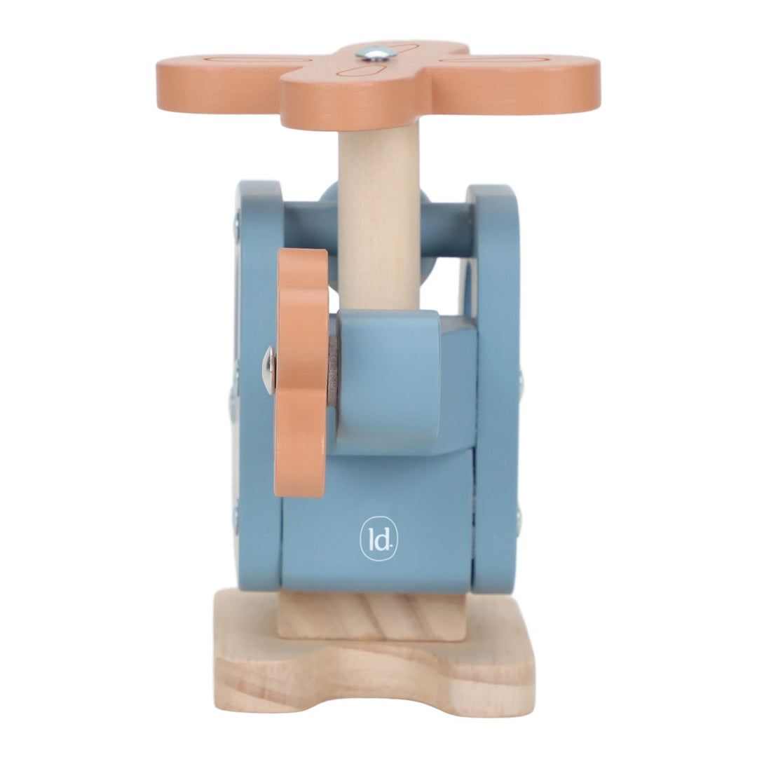 Little Dutch – Wooden Helicopter – Blue