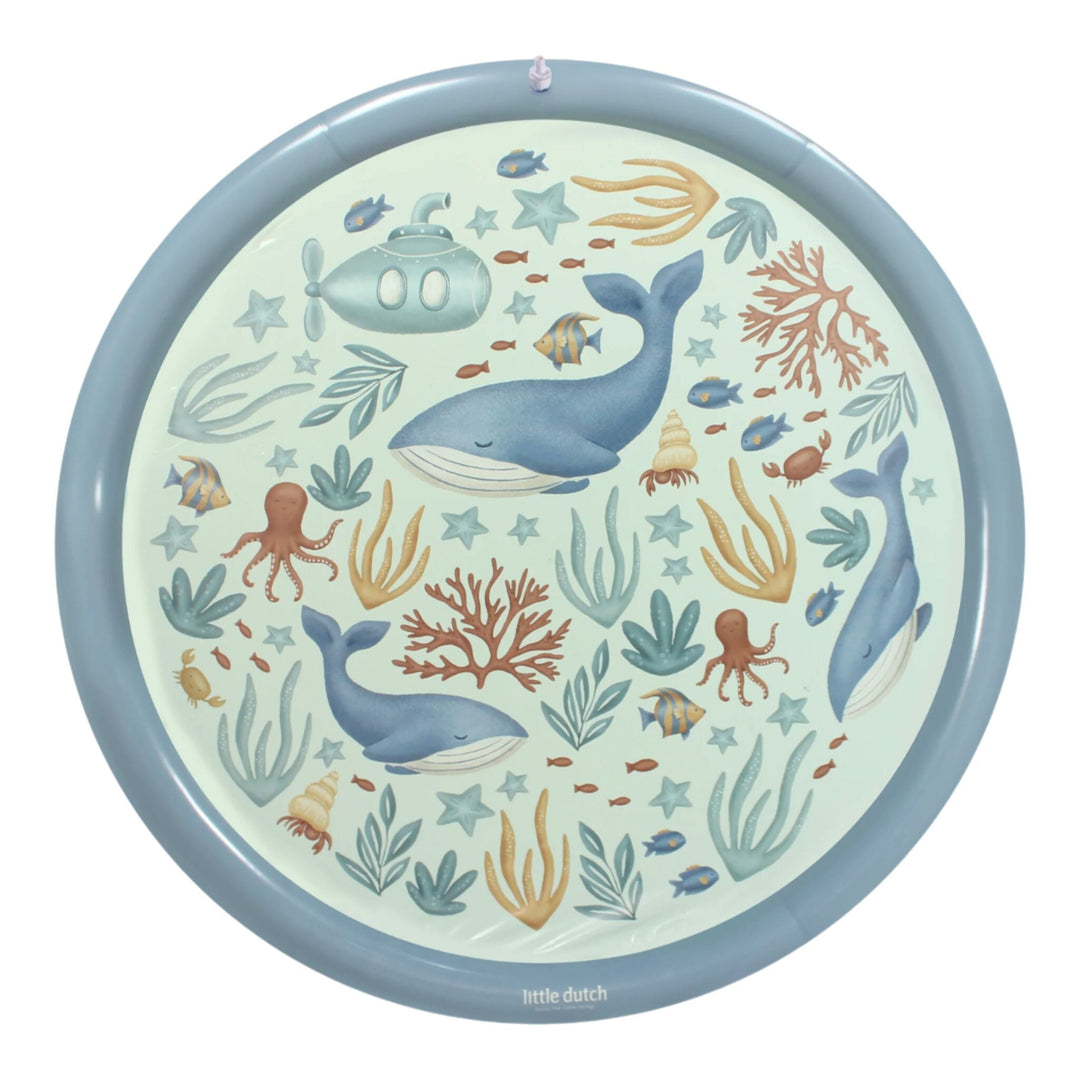 Little Dutch – Sprinkler Mat – Ocean World 150cm