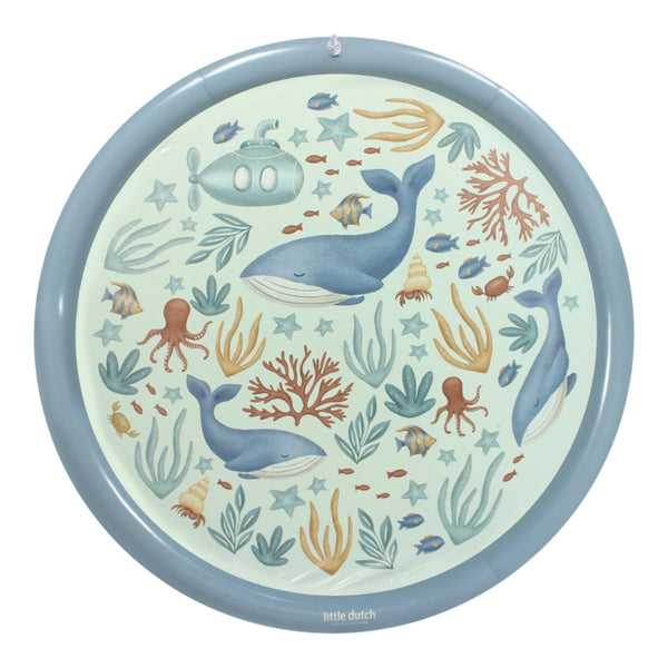Little Dutch – Sprinkler Mat – Ocean World 150cm - Mabel & Fox
