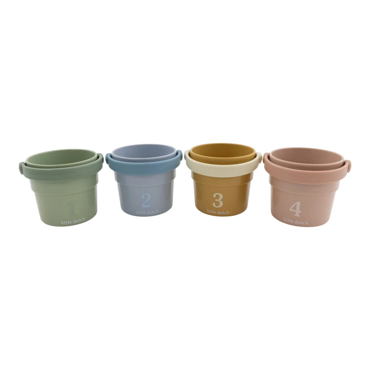 Little Dutch – Bath Cups – Safari Friends