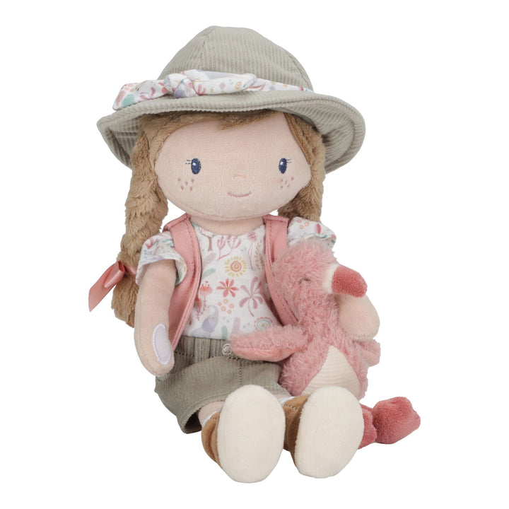 Little Dutch – Ranger Rosa Cuddly Toy 35cm – Safari Friends - Mabel & Fox