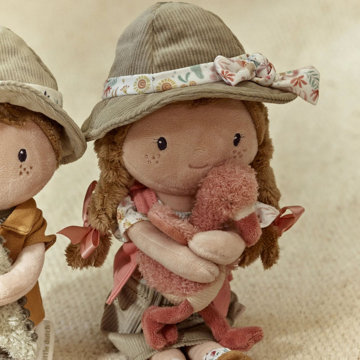 Little Dutch – Ranger Rosa Cuddly Toy 35cm – Safari Friends - Mabel & Fox