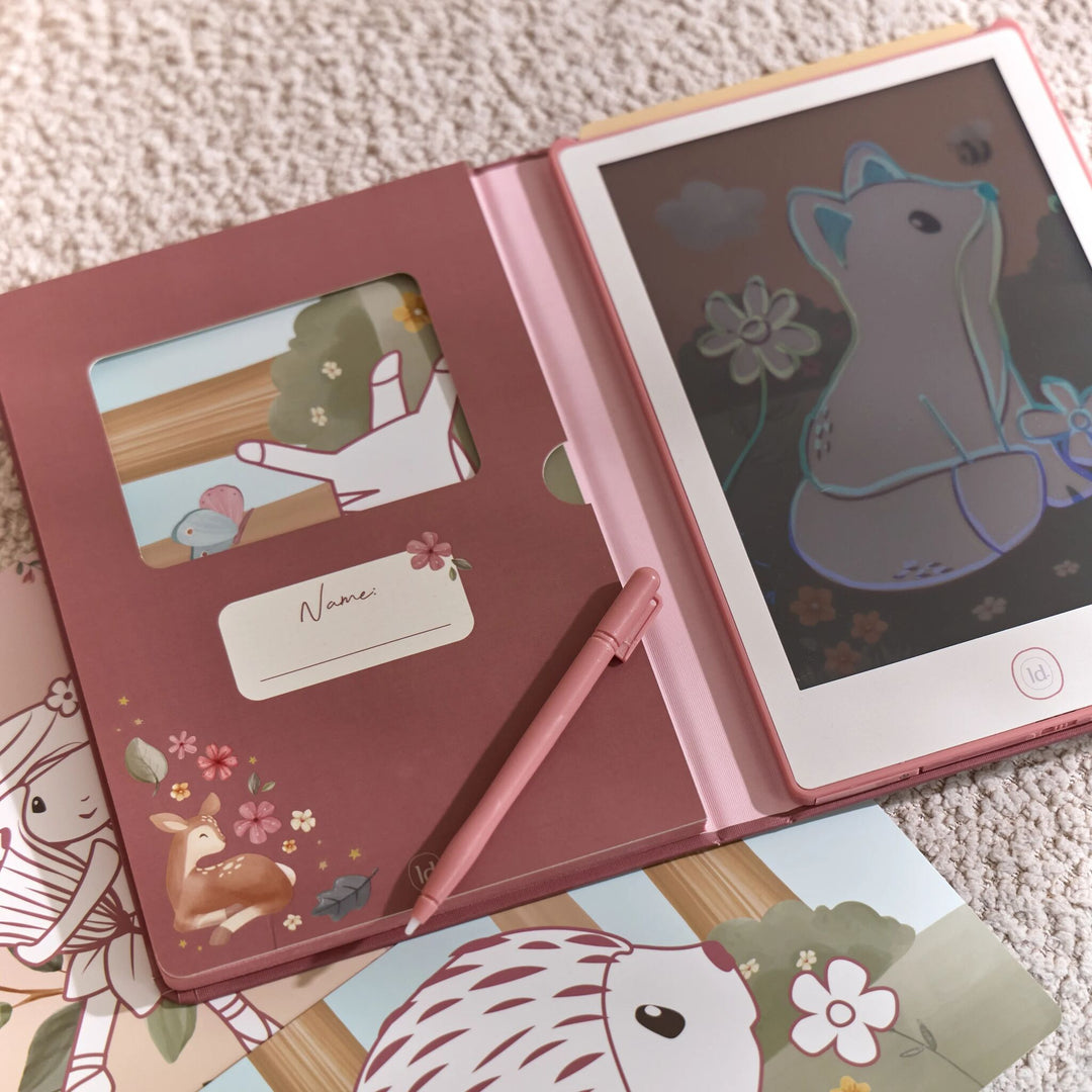 Little Dutch – Pink Drawing Tablet – Fairy Garden - Mabel & Fox