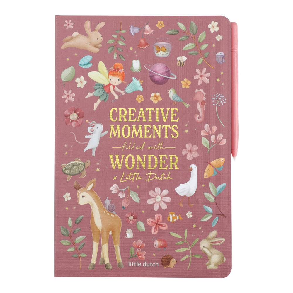 Little Dutch – Pink Drawing Tablet – Fairy Garden - Mabel & Fox