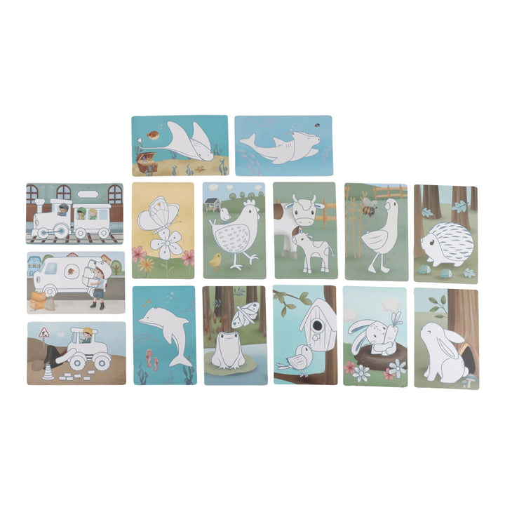 Little Dutch – Blue Drawing Tablet – Forest Friends - Mabel & Fox