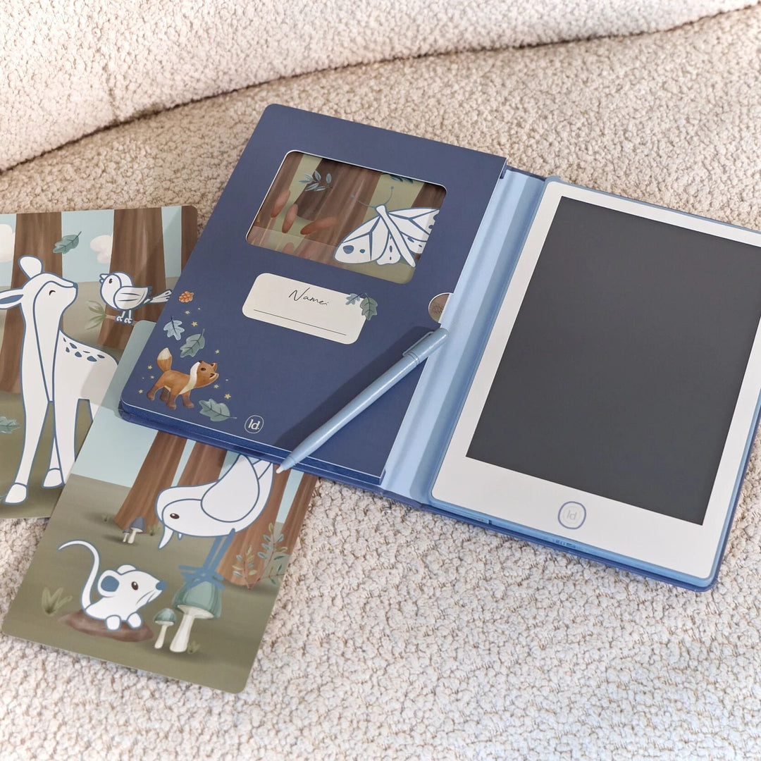 Little Dutch – Blue Drawing Tablet – Forest Friends - Mabel & Fox